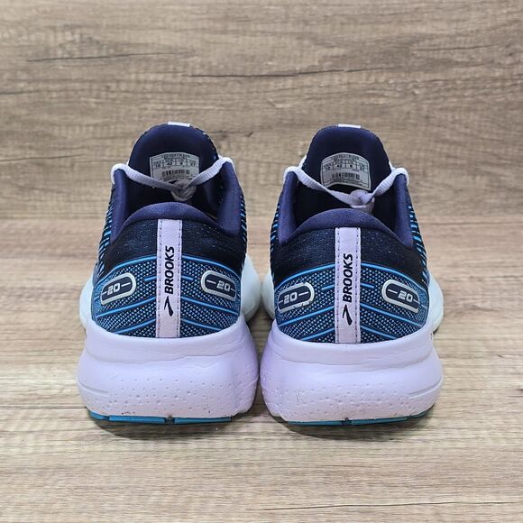 Brooks Glycerin 20 Women’s Size 10 B Navy Blue Teal Running Shoes (1203691B499) - Picture 4 of 9